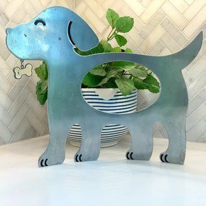 Vintage Concave Aluminum Doggie Frame